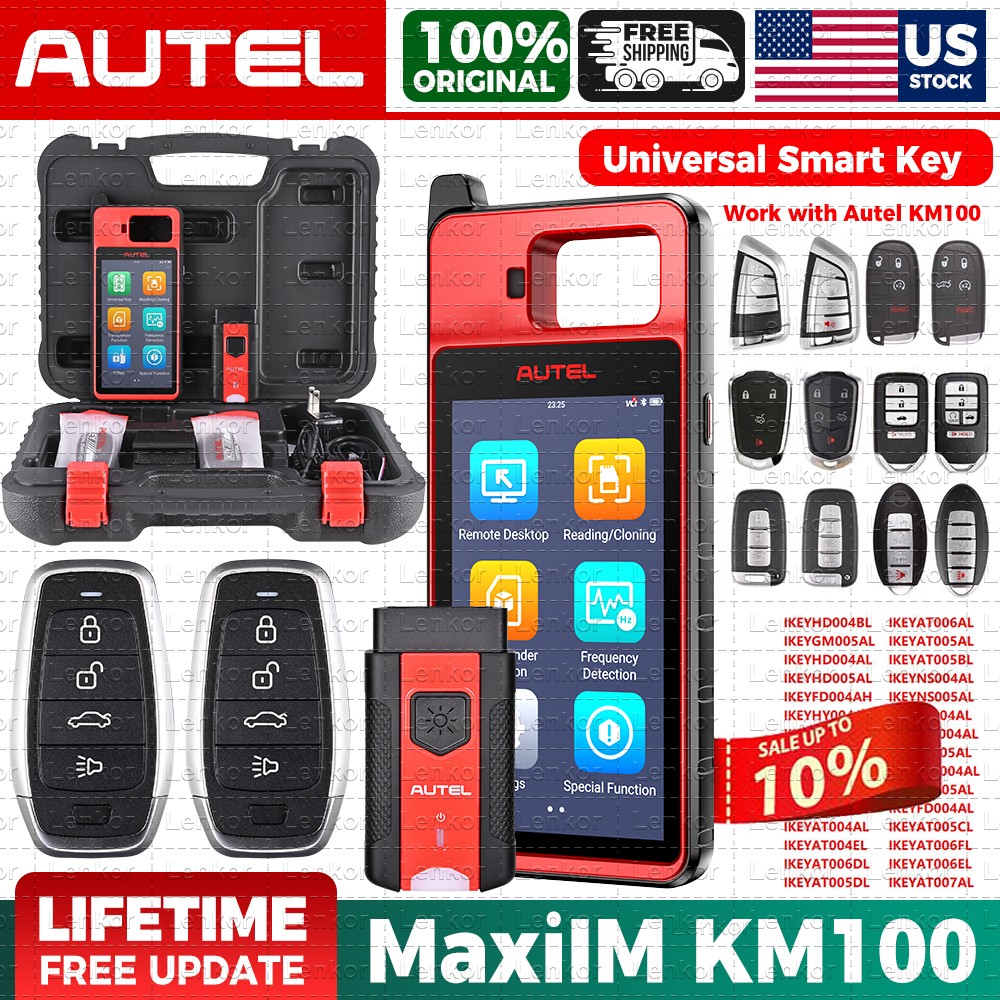2026 Autel MaxiIM KM100 Key FOB PROGRAMMING Key Generation IMMObilizer 60sFaster