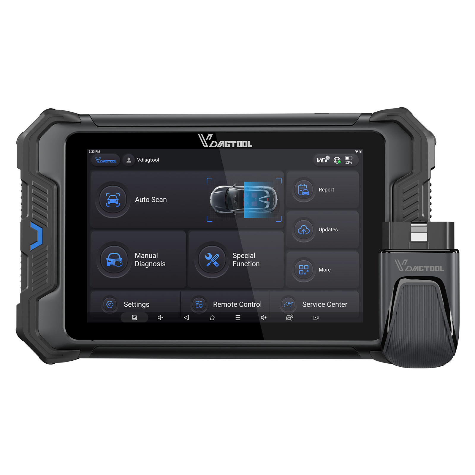 USED VDIAGTOOL VD80BT OBD2 Scanner Auto AllSystem Diagnostic Tool Bi-Directional