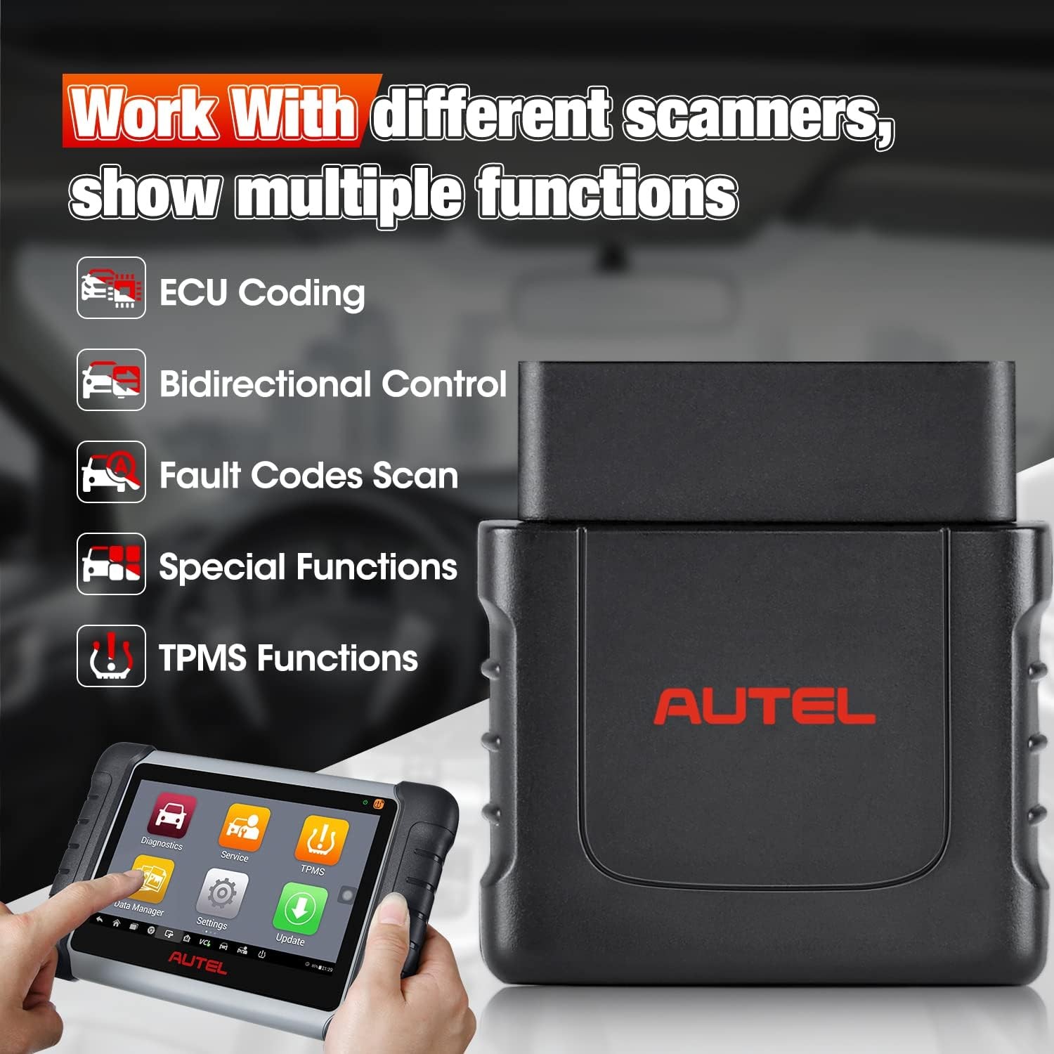 Autel MaxiVCI Mini VCI Bluetooth Diagnostic Interface for MK808BT MK808TS TS608