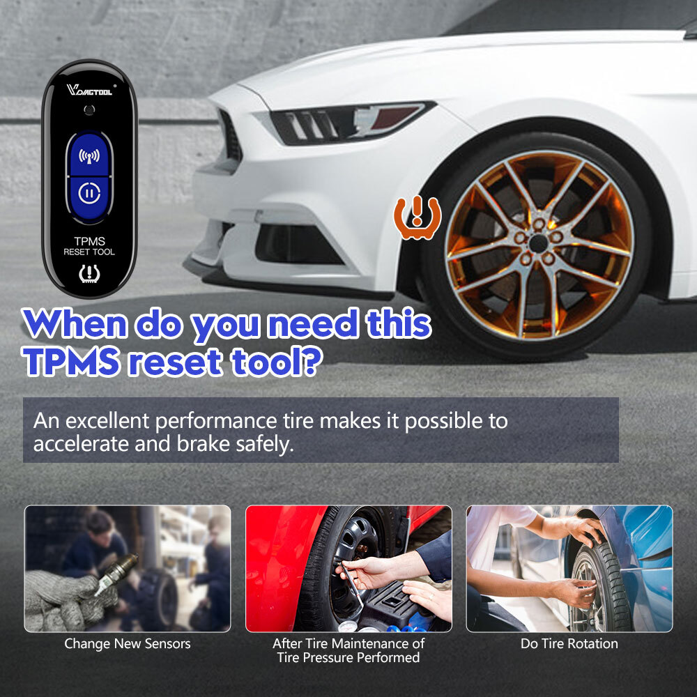 TPMS Relearn Tool Automotive Tire Pressure Monitor Reset Tool For Ford Vehicles