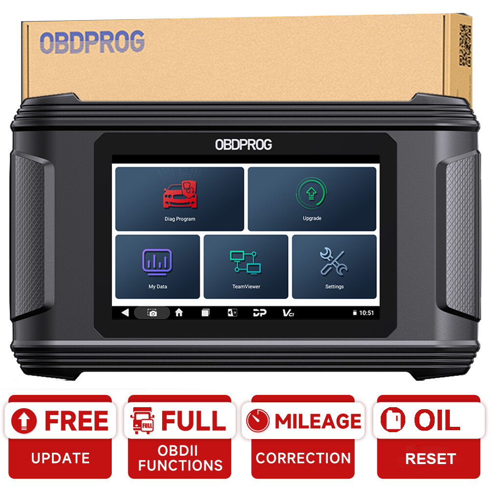 OBDPROG M500 Mileage Adjustment Oil Reset Odometer Correction Tool OBD2 Scanner