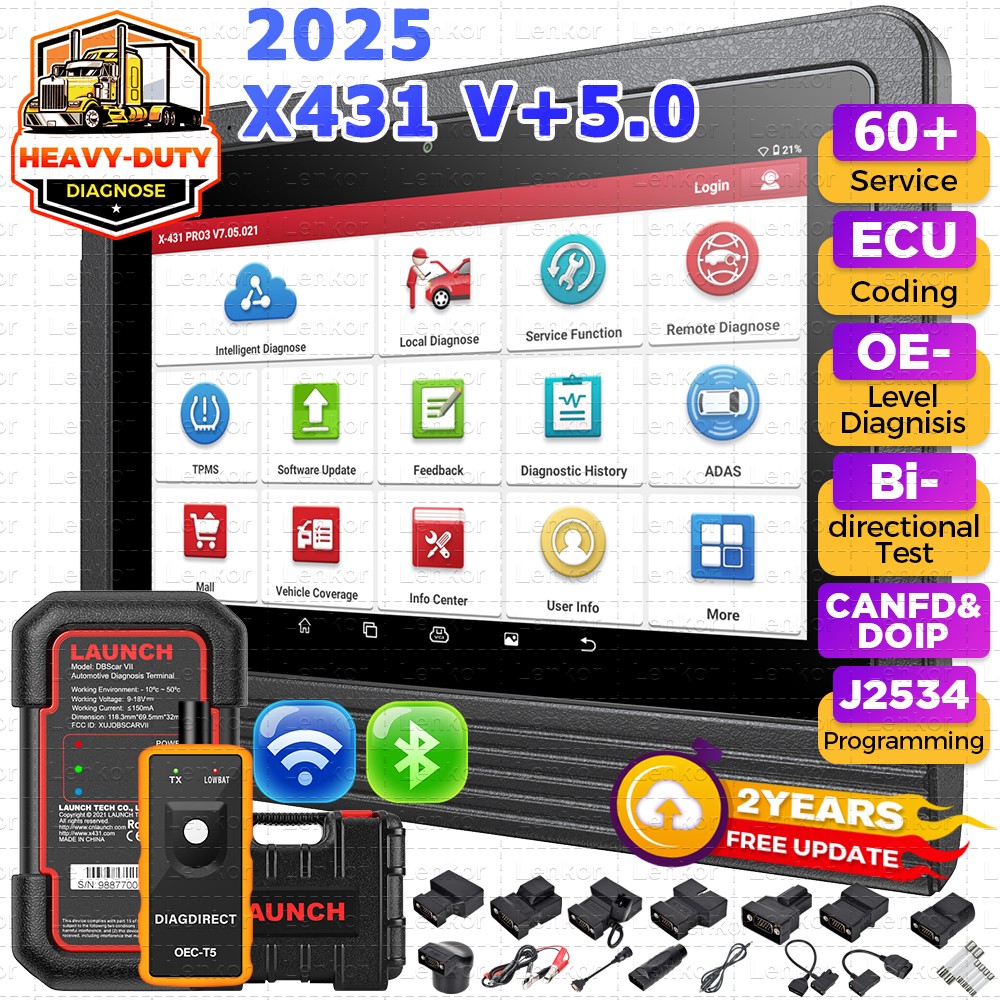 2026 LAUNCH X431 PRO3S+ V5.0 PRO Bidirectional Car Diagnostic Scanner Key Coding