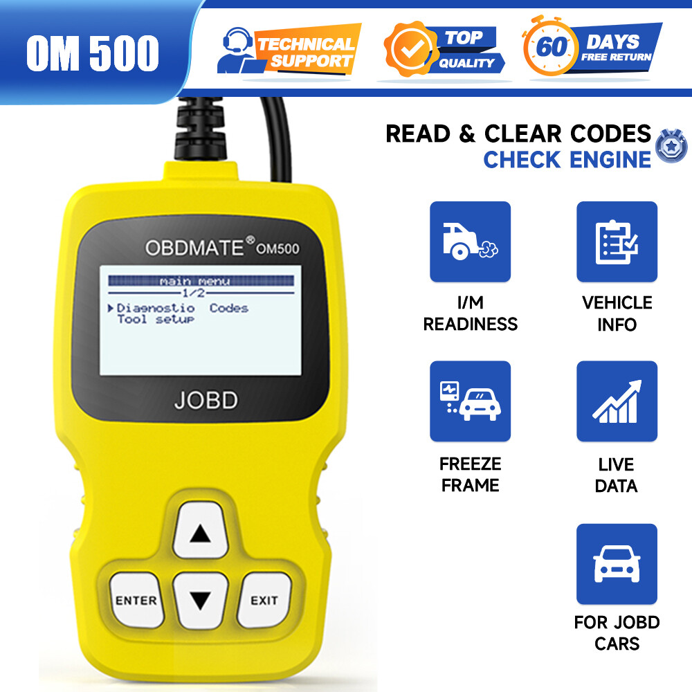 OM500 Car OBD2 JOBD Scanner Code Reader Auto Check Engine for Japanese Vehicles