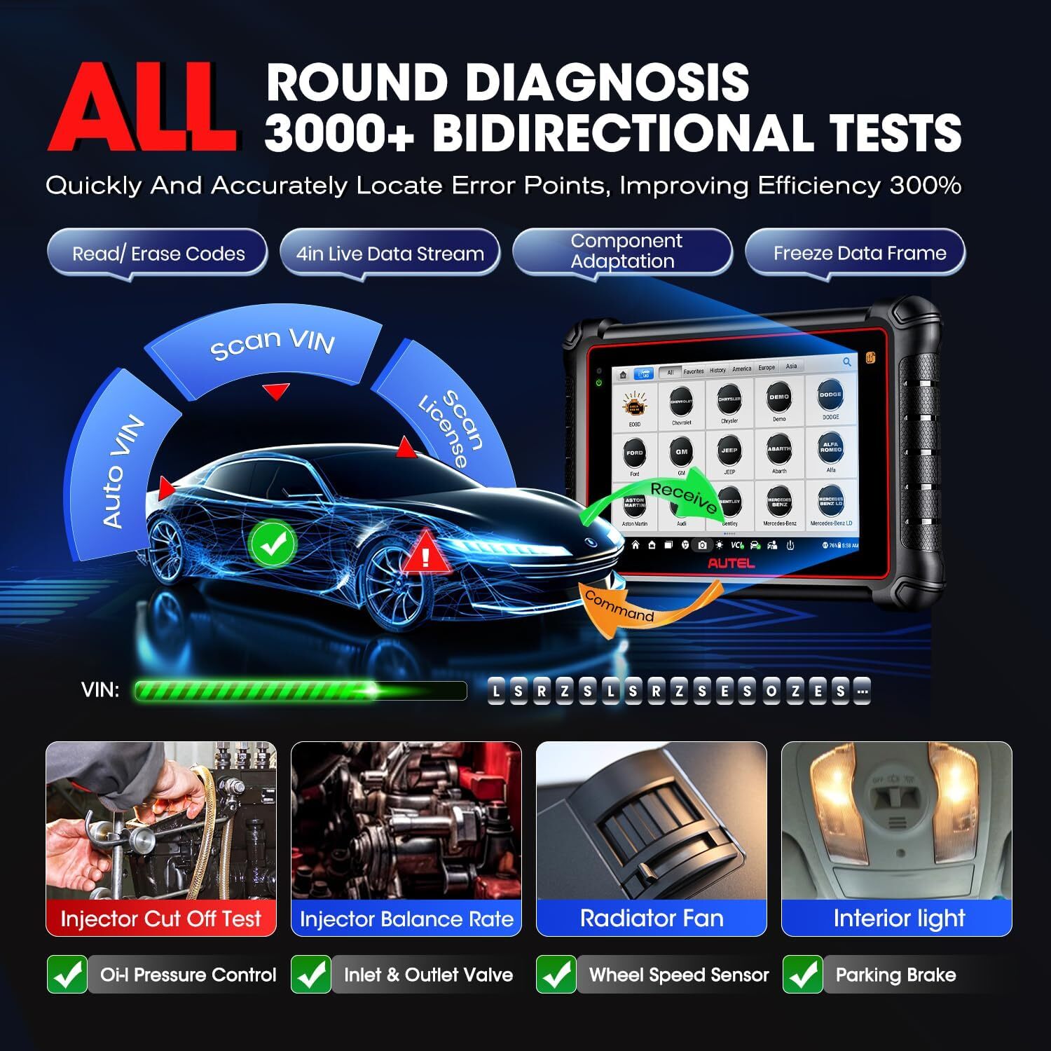 Autel MaxiPRO MP900-TS Diagnostic Scanner TPMS Programming Upgraded of MS906TS