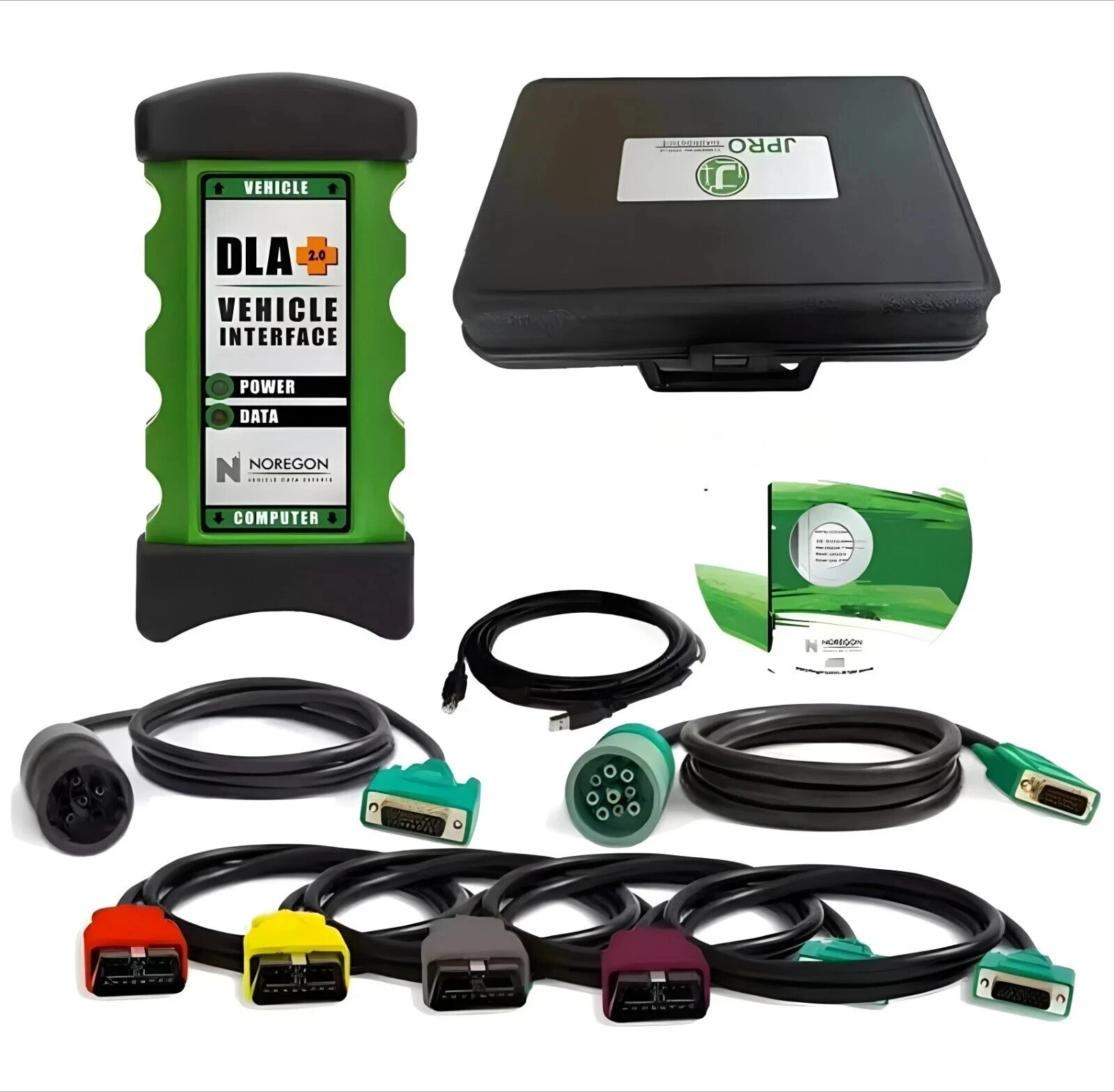 Latest JPRO DLA 2.0 2025 V2 Diesel Heavy Duty Truck Scanner Diagnostic tool