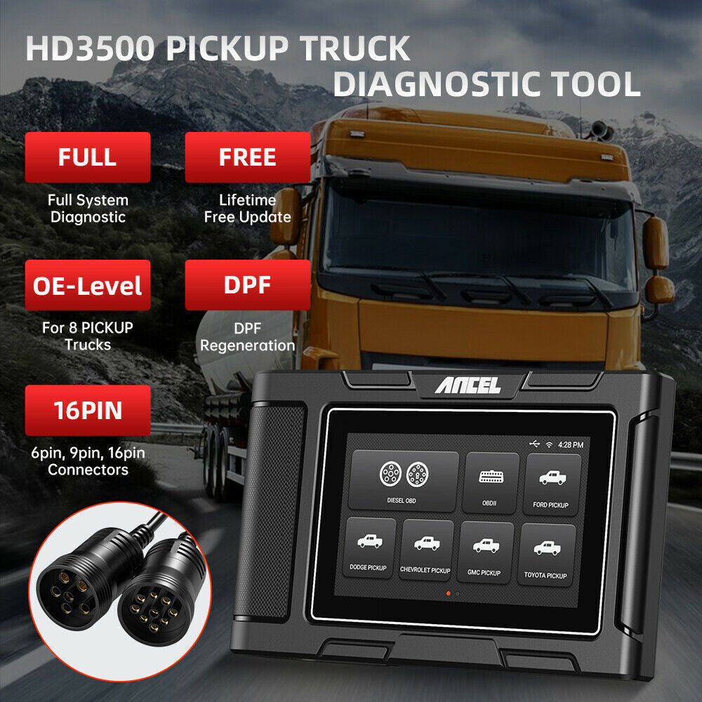 Pickup Truck Scanner Bidirectional Diagnostic Tool for Ford/Chevrolet/Dodge/RAM