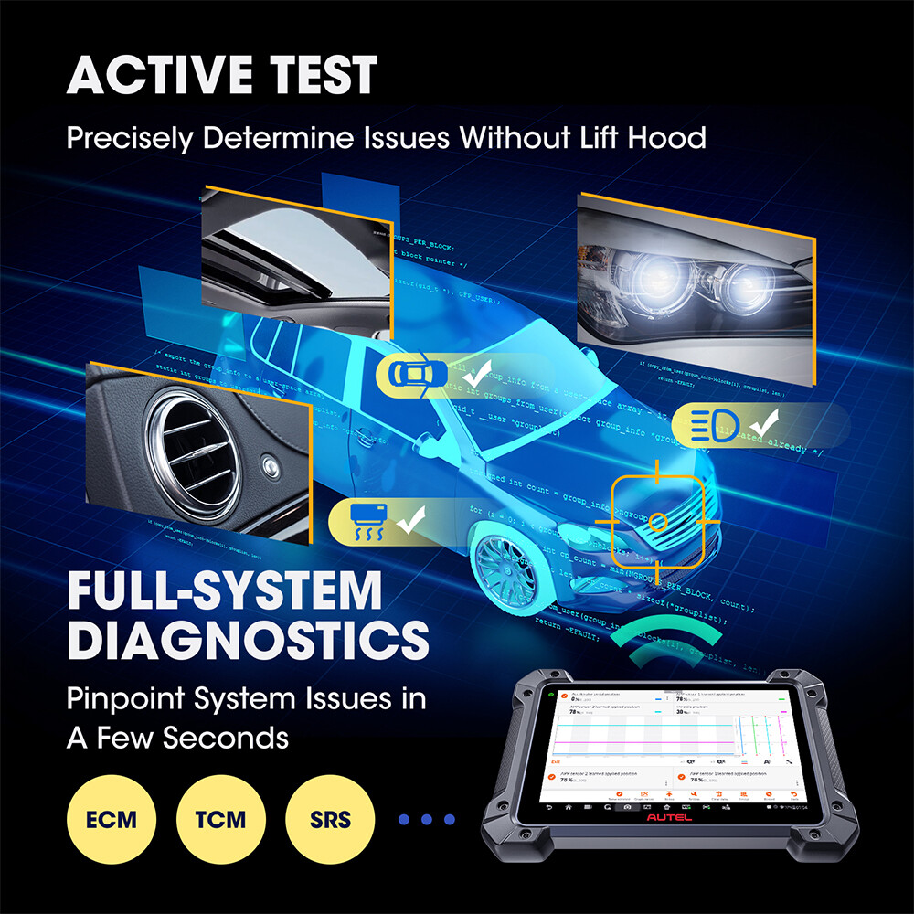 Autel MaxiCOM MK908P II Upgrade of MS908S PRO II J2534 Programming for Benz BMW