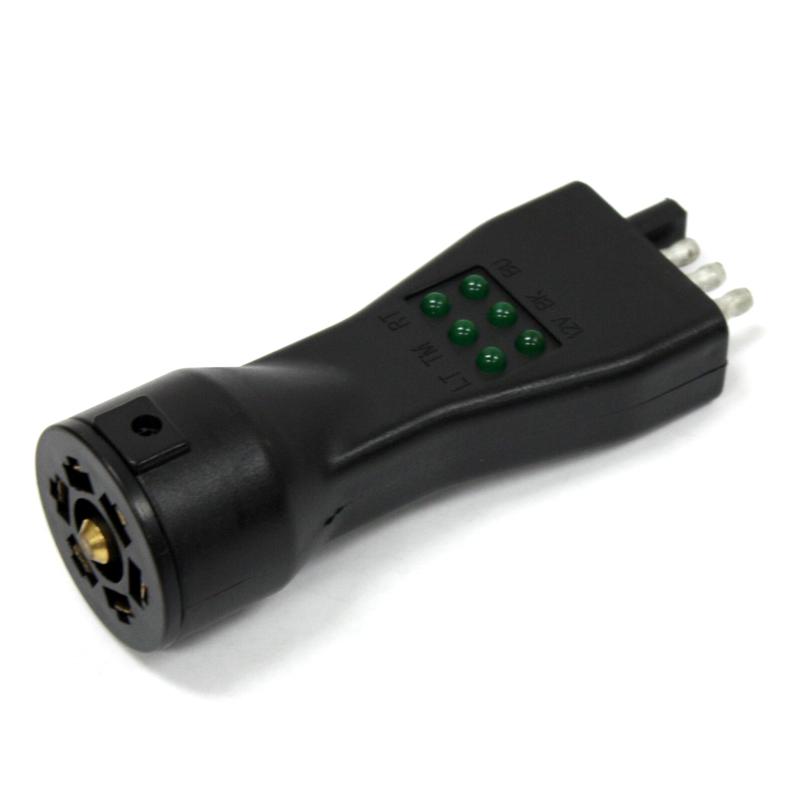 7 Way Blade & 4 Pin 6 Function Light Tester For RV Truck Trailer Socket Circuit