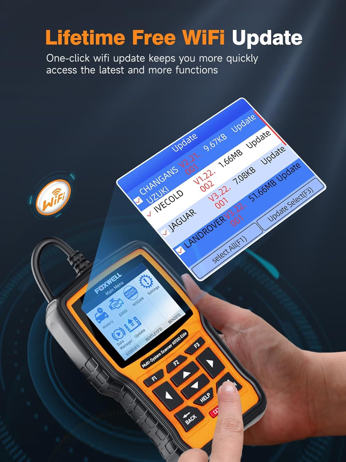 for MAZDA Bidirectional All System Car OBD2 Scanner Diagnostic Tool Oil EPB TPMS