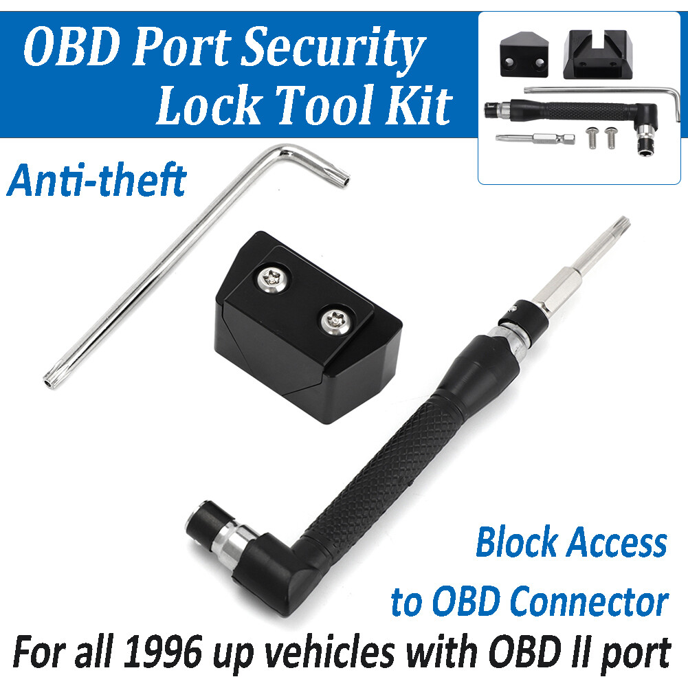 OBD II Port Security Lock Tool Anti-theft Access to OBD Connector For 1996+ Car