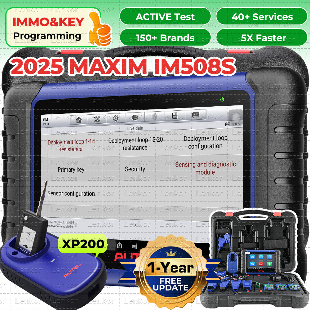 2025 Autel Maxiim IM508S Key Programming Bi-Directional Diagnostic Android 11.0