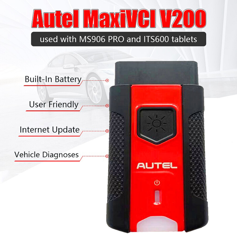 Autel MaxiVCI V200 VCI Bluetooth Diagnostic Scanner For MS906 PRO/ITS600K8/BT609