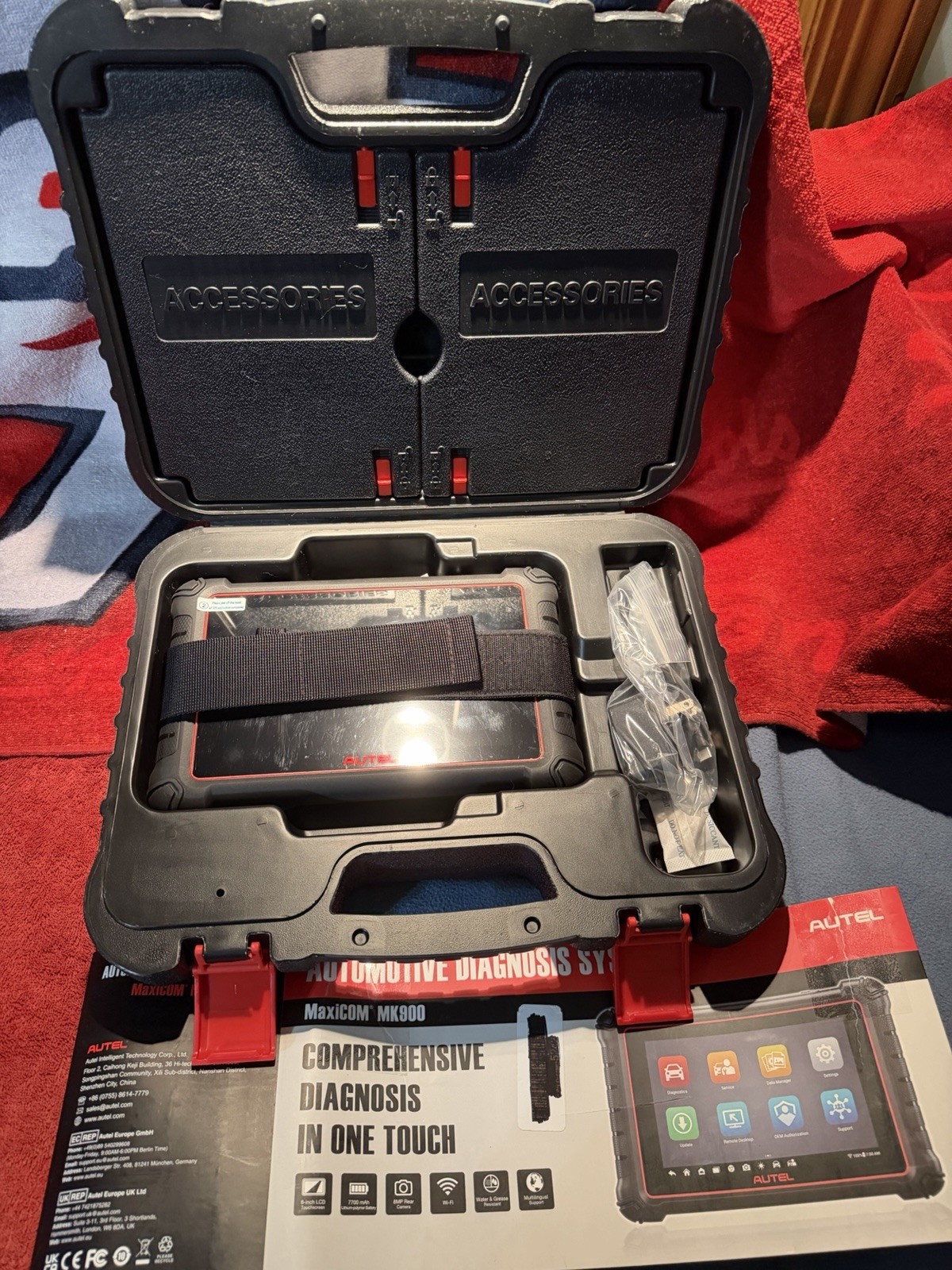 2026 AUTEL MAXICOM MK900 FULL FUNCTION DIAGNOSTIC SCANNER DOM, ASIAN, EURO, NEW