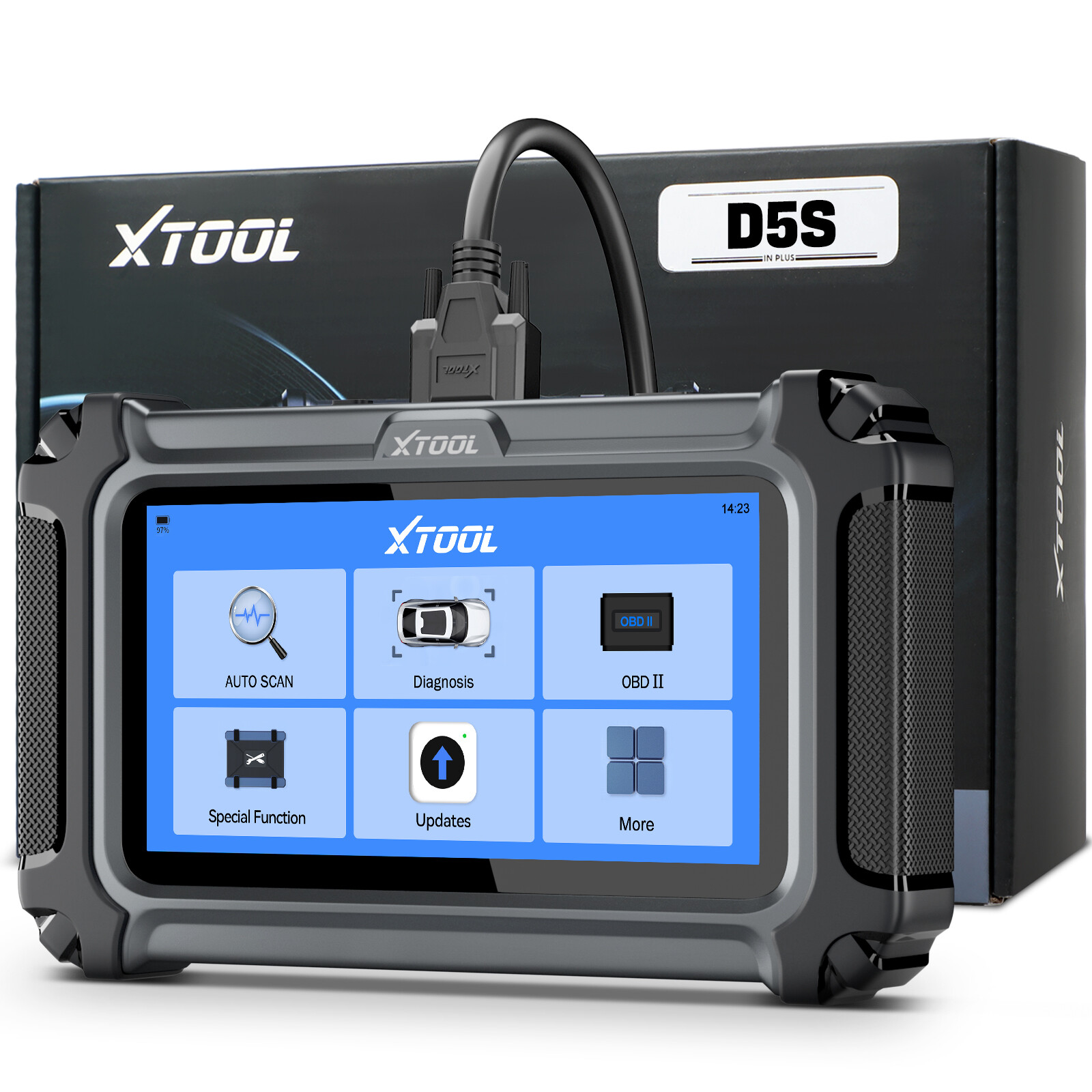 2026 XTOOL D5S OBD2 Scanner 5 System Car Diagnostic Tool 16+ Services CANFD FCA