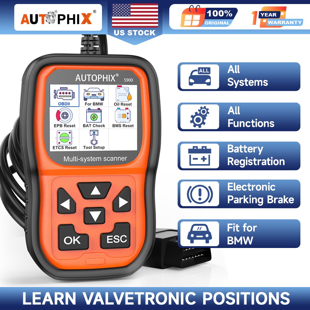 Autophix 5900 Car Fit For BMW All System ABS TPMS EPB DPF Reset Diagnostic Tool