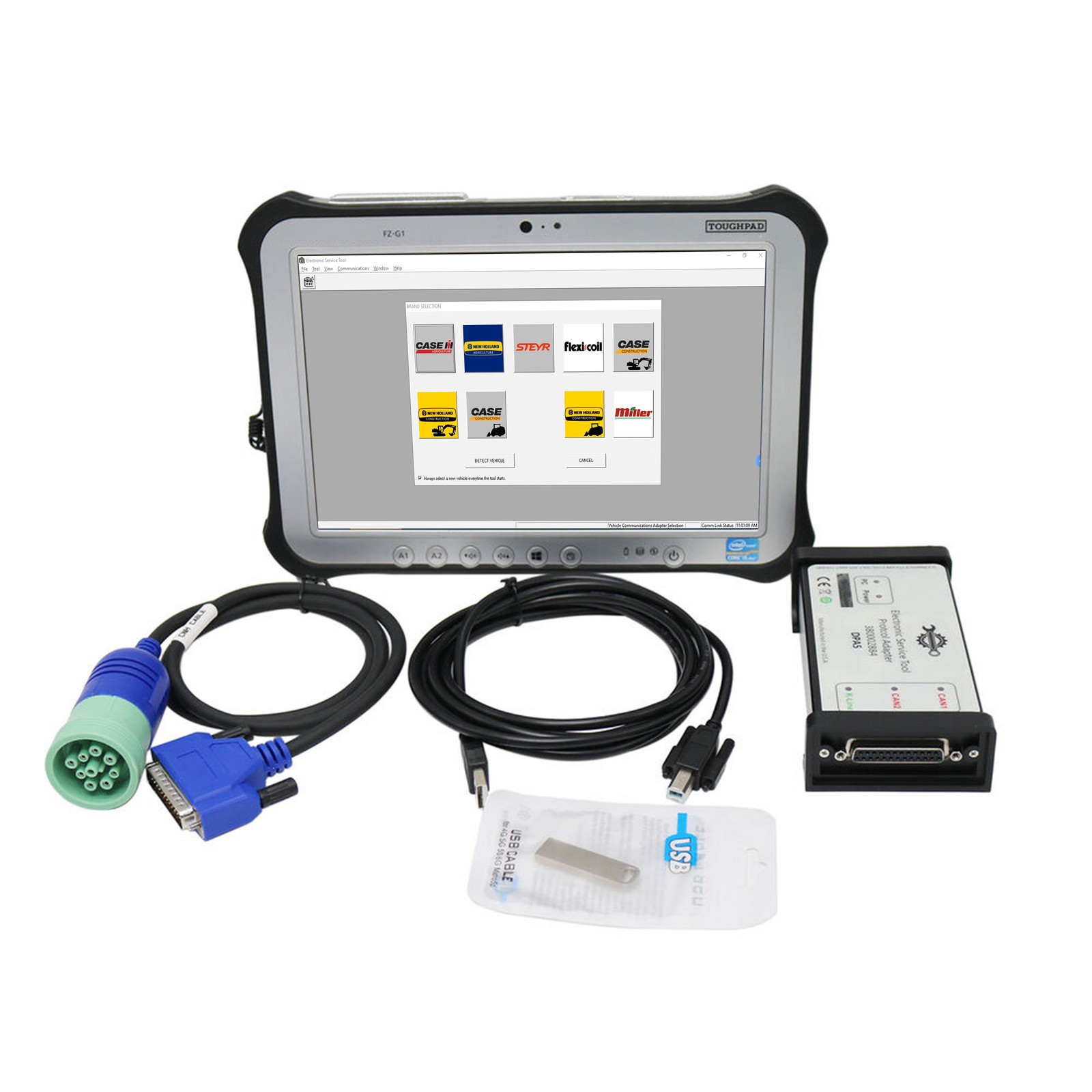 CNH DPA5 DIAGNOSTIC KIT CNH EST For New Holland Electronic Tool V9.11 + Tablet