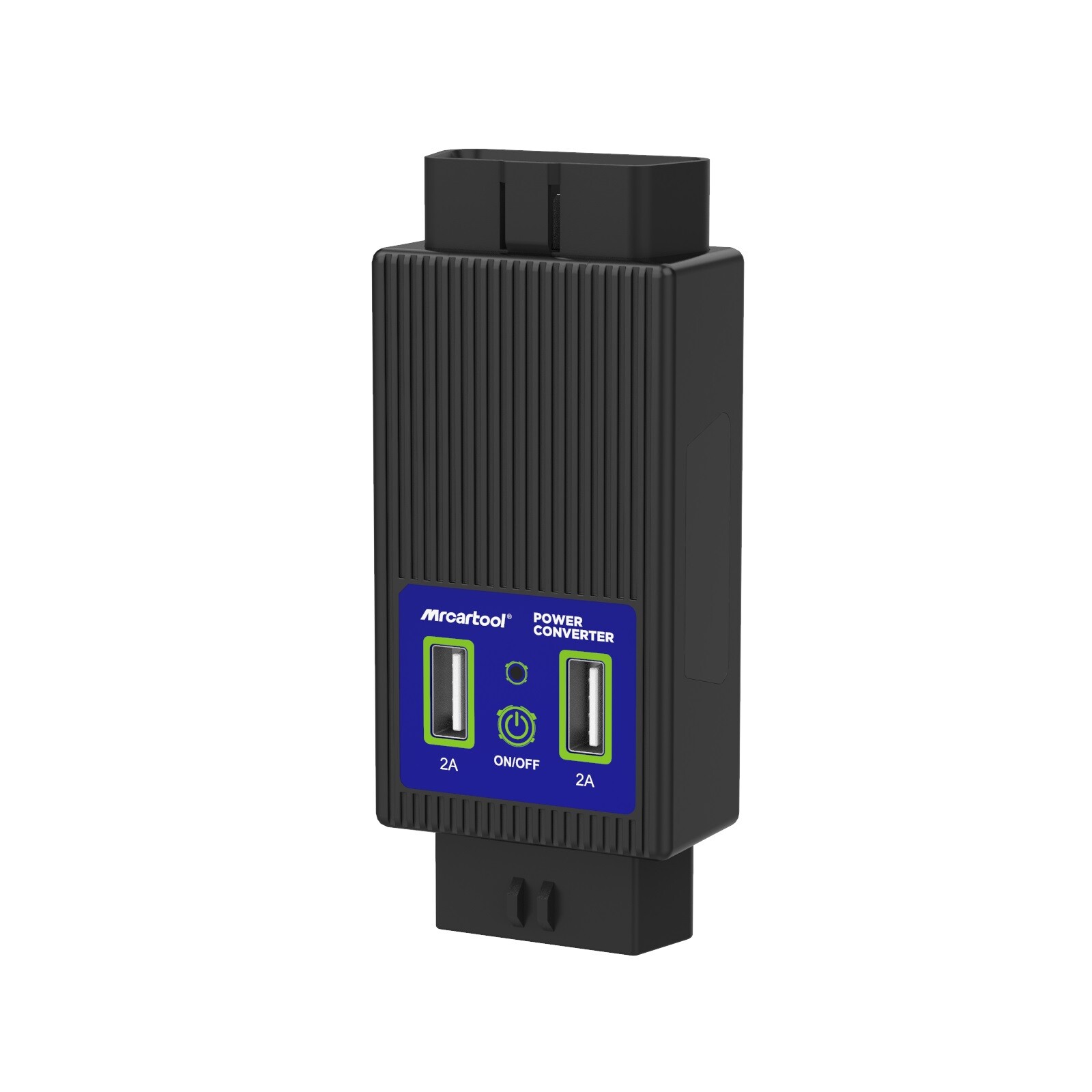 MRCARTOOL OBD2 Car Power Supply Converter Adapter , 2 USB Supply Ports,OBD-16pin