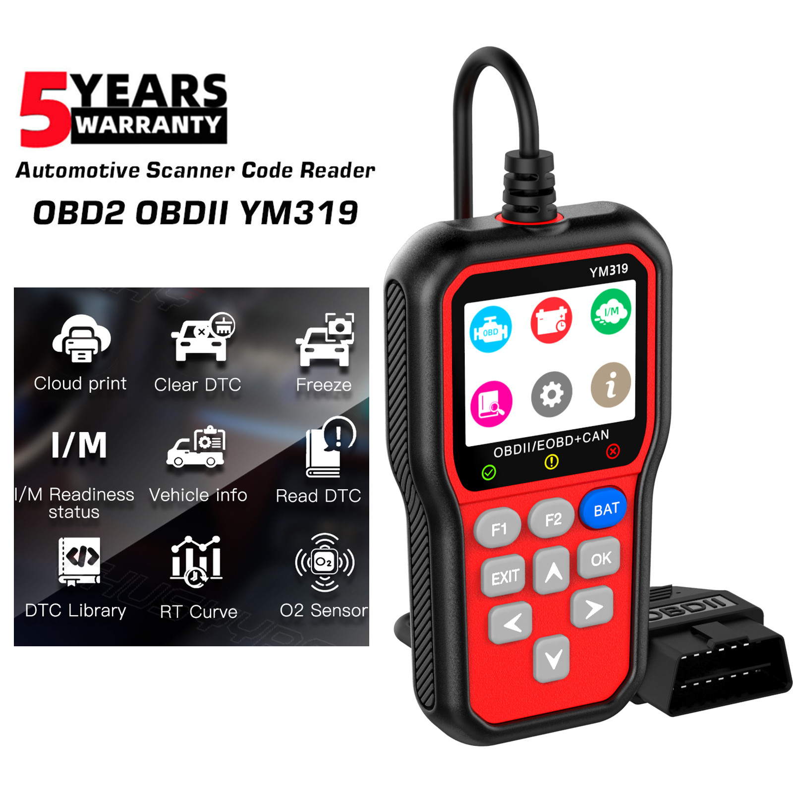 for Toyota Lexus OBD Code Reader Car Diagnostic Tool Check Engine Fault