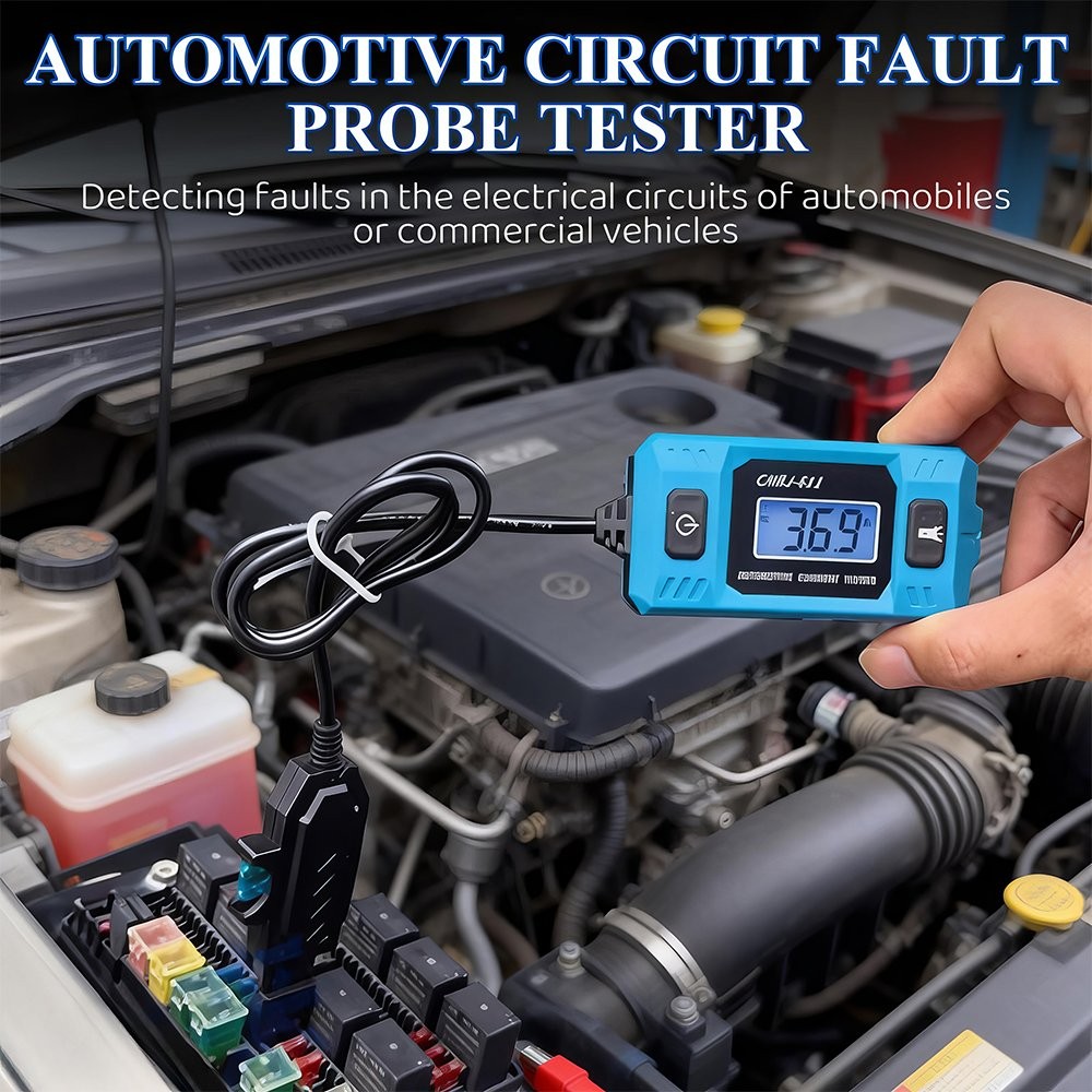 Car Circuit Tester Current Test Fuse Diagnostic Tool Range 0.01~19.99A Detector