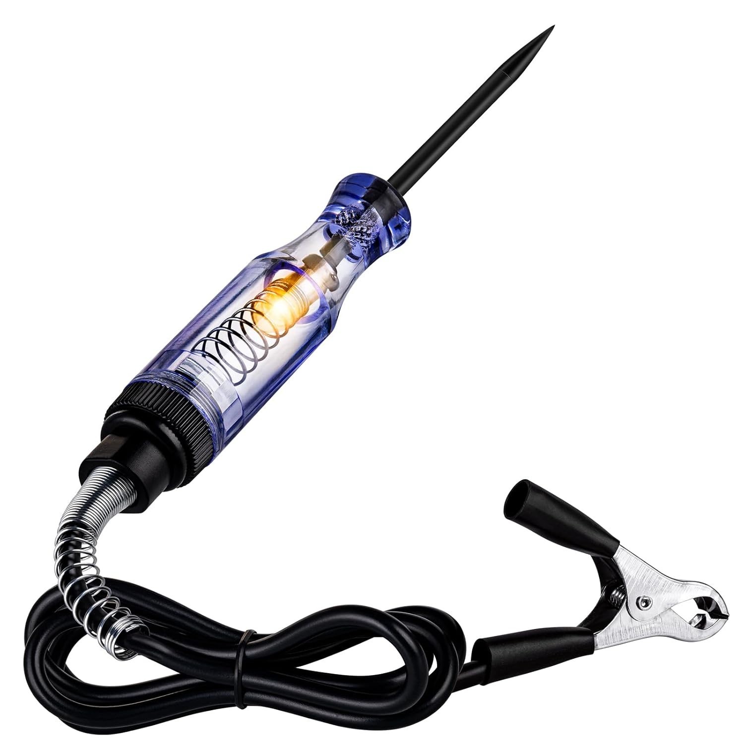 Test Light Automotive, 6V-12V-24V Circuit Tester with Bright Tungsten Bulb