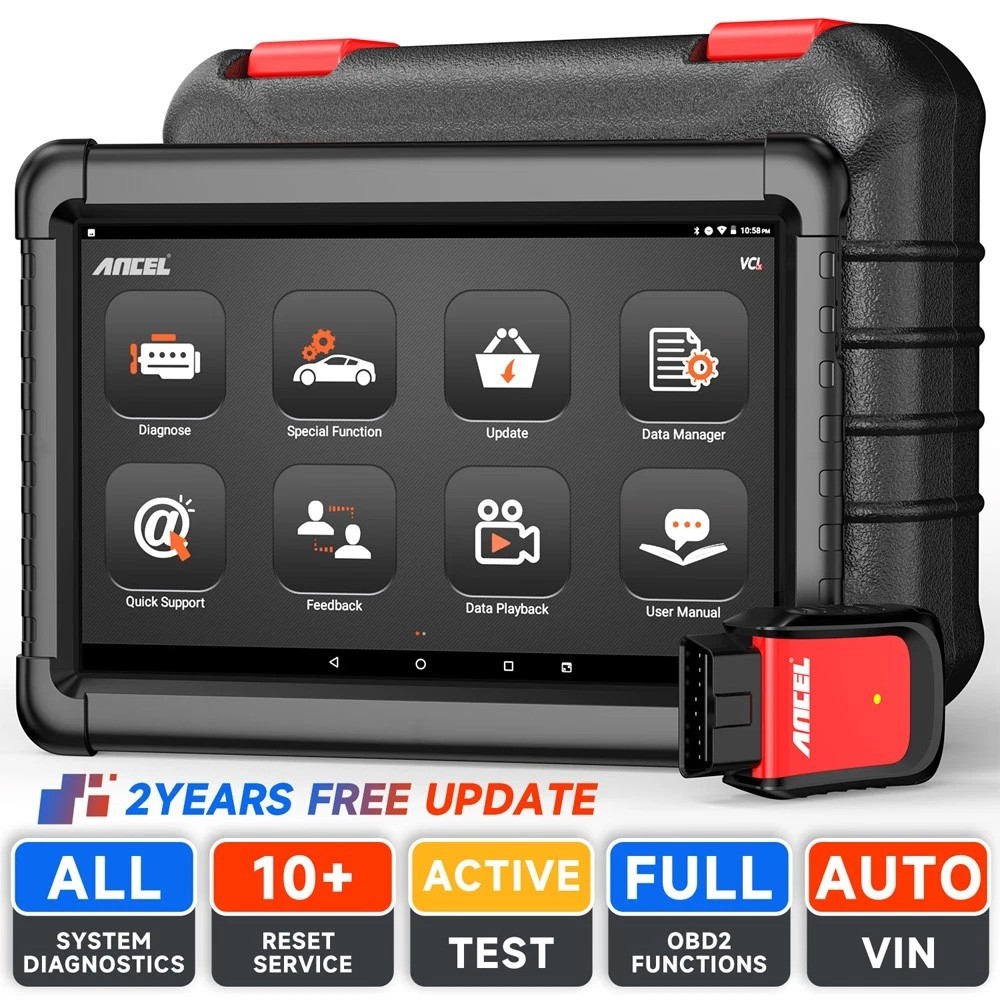ANCEL X6 Car Diagnostic Tool Bidirectional All System OBDII Scanner Code Reader