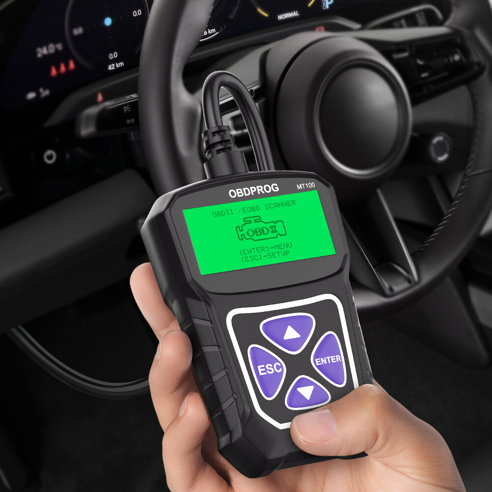 Automotive OBD2 Scanner EOBD Code Reader Check Engine Light Diagnostic Tool