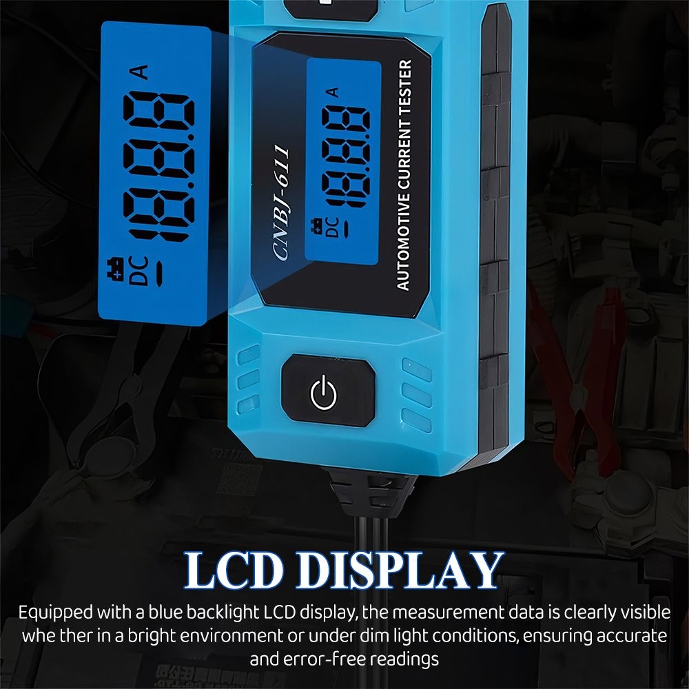 Car Circuit Tester Current Test Fuse Diagnostic Tool Range 0.01~19.99A Detector