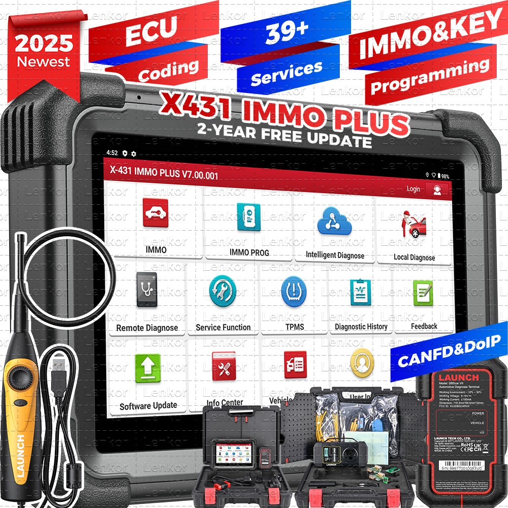 2026 Launch X431 IMMO PLUS IMMO ELITE Key Programming Diagnostic Scanner Tool
