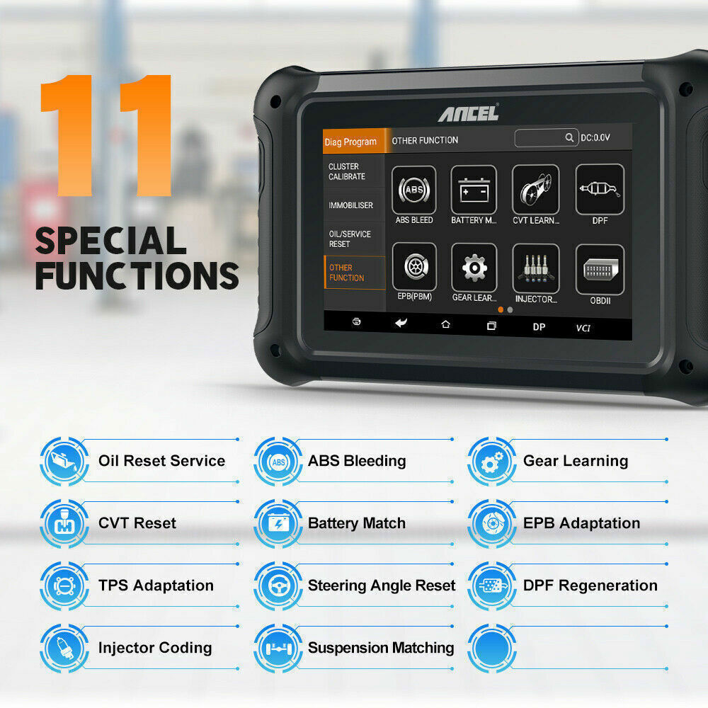 ANCEL DP500 Key Programmer Immobilizer Cluster Calibriation Instrument Adjustmen