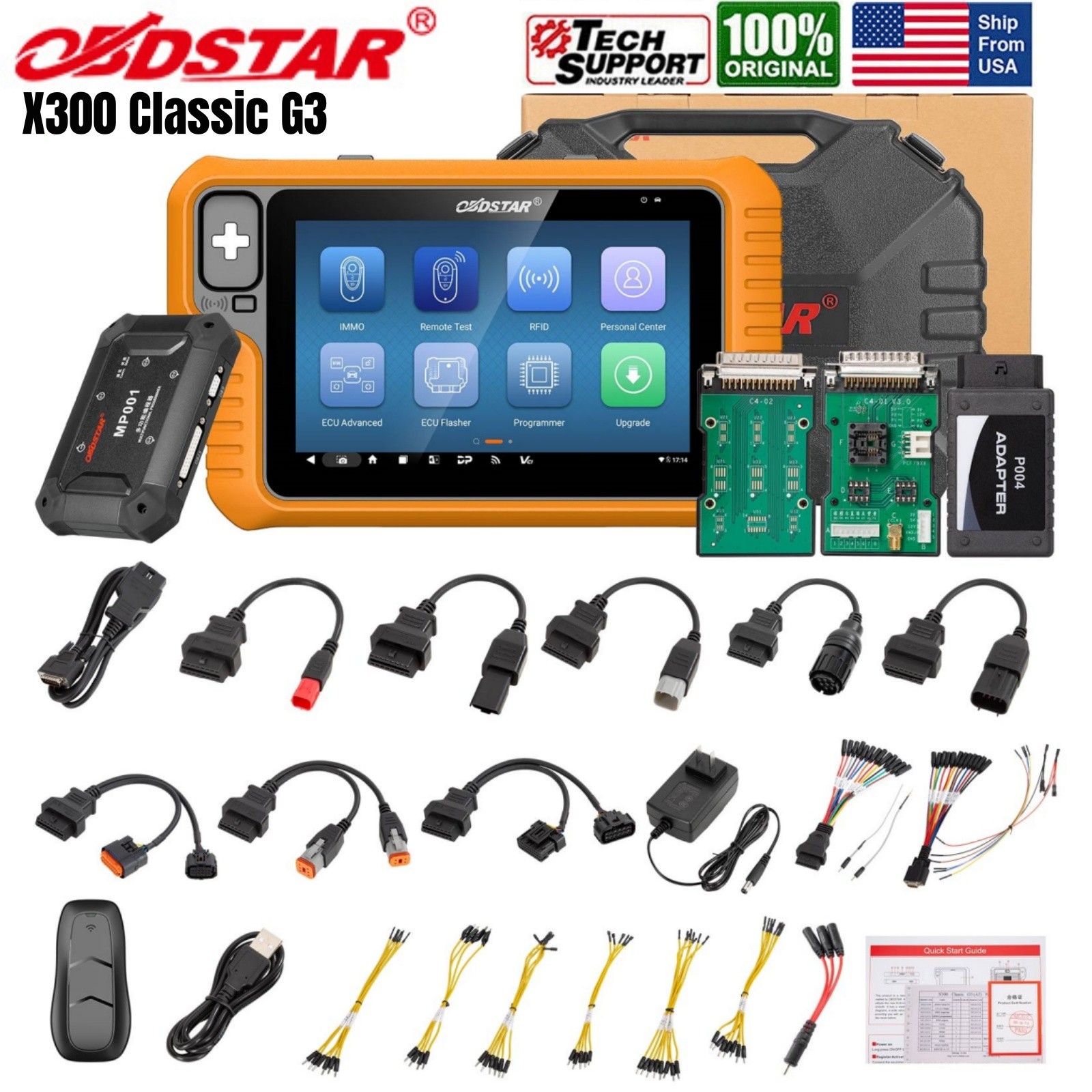 OBDSTAR X300 Classic G3 Key Master Progarmme for Car/HD/E-Car/Motorcycle/Jet Ski