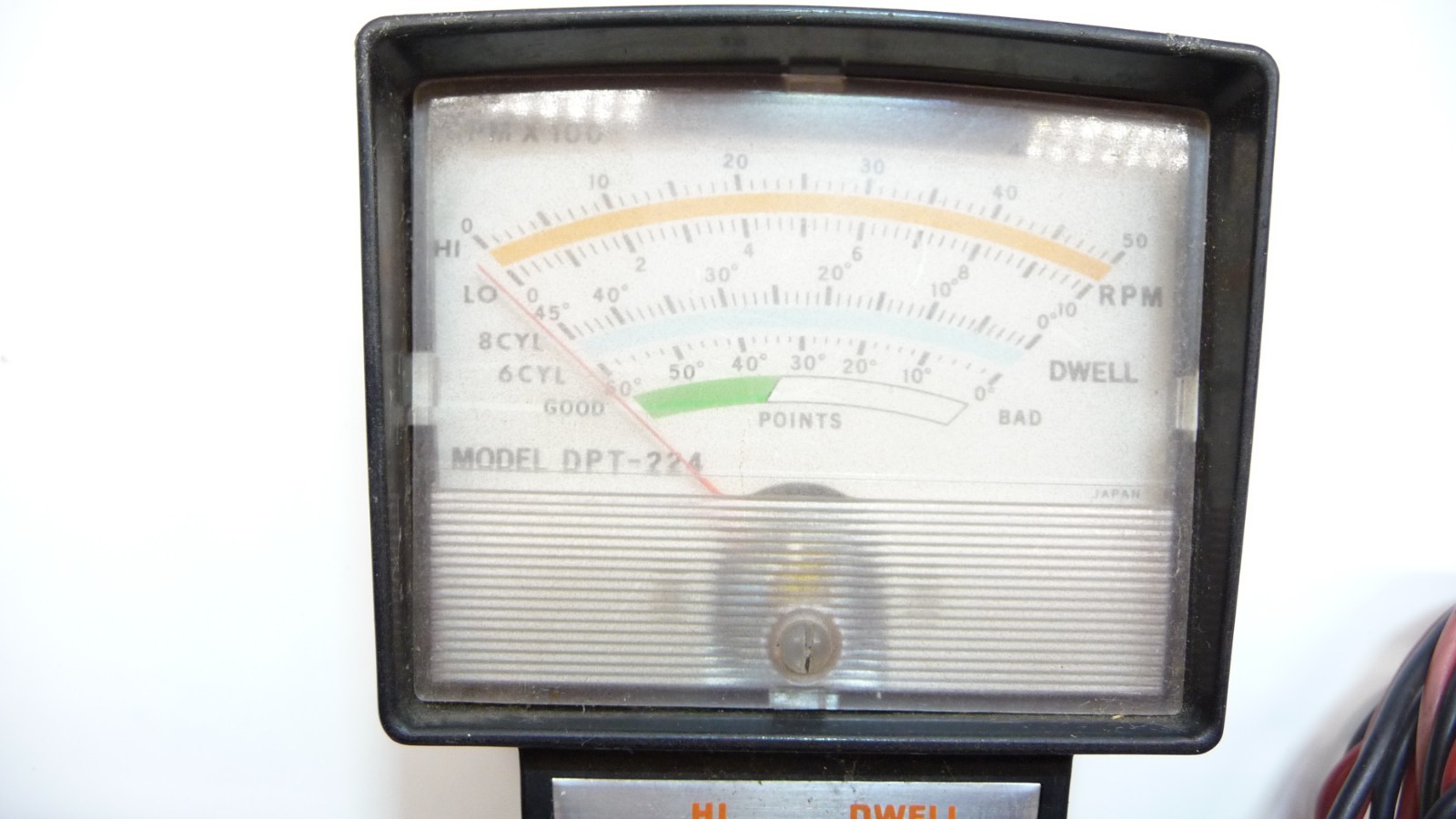 Vintage Medallion RPM x 100 Dwell, Tachometer, and Points Tester