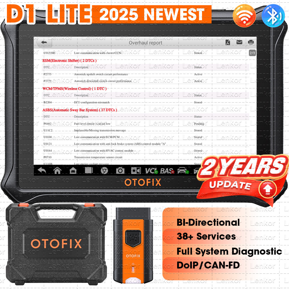 OTOFIX D1 Lite Car Bidirectional Scanner Full System Diagnostic Tool 2-Year FREE