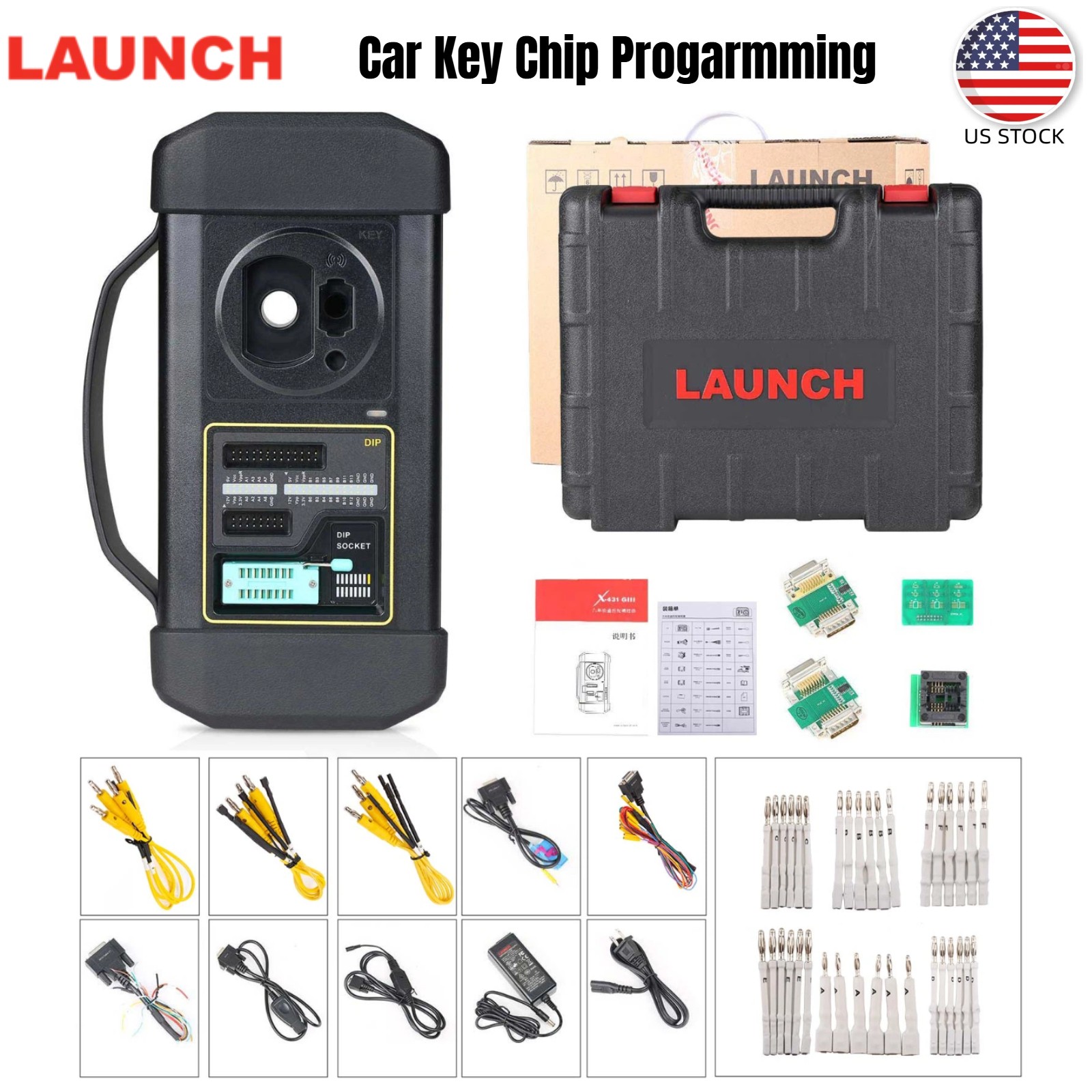 Launch X431 GIII X-PROG 3 IMMO & Key Pro-garmmer XPROG 3 Chip & E-C-U Read Write