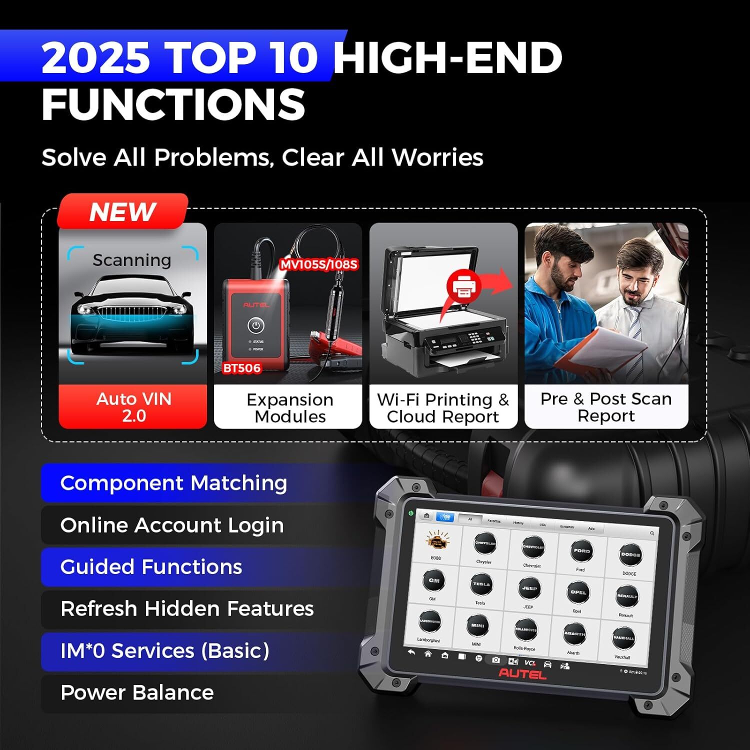 Autel MaxiSys MK908S PRO II Programming Diagnostic Scanner up MS908S PRO II