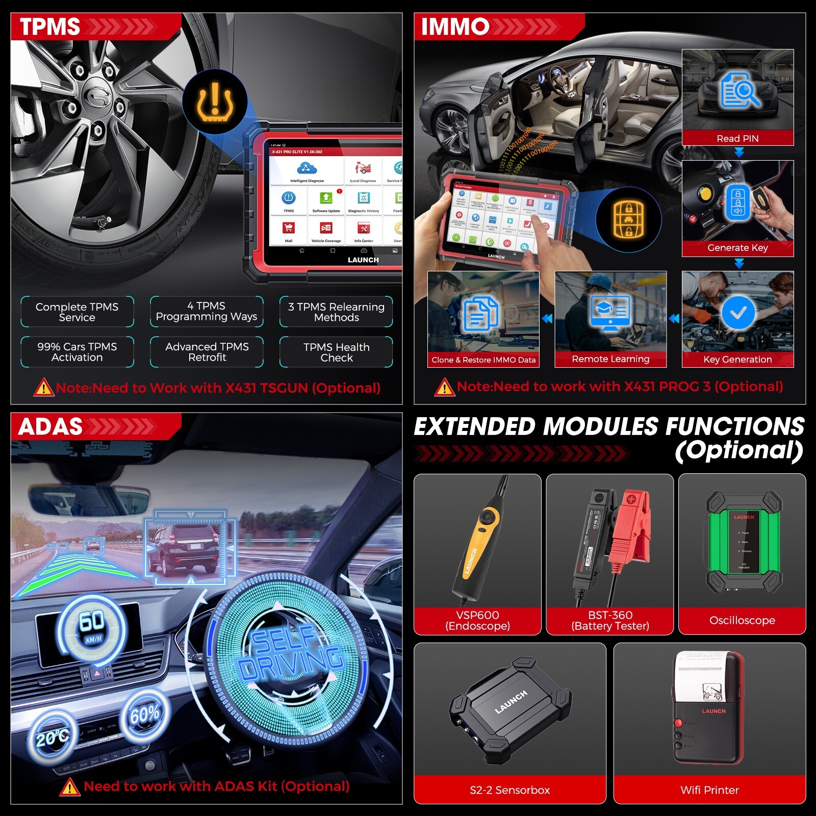 2026 LAUNCH X431 PROS V+ Elite PRO5 OBD2 Car Diagnostic Tool Scanner Key Coding