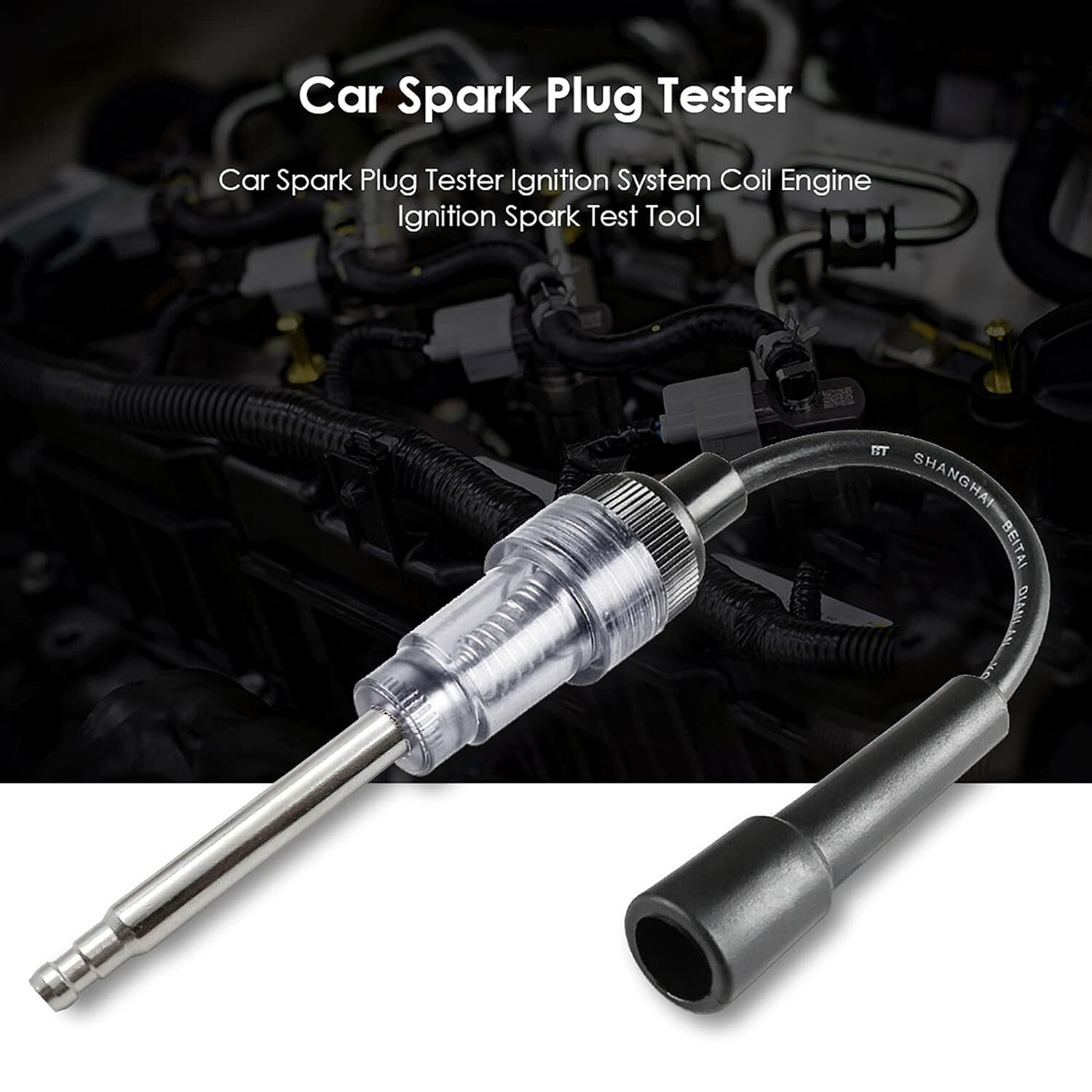Spark Plug Tester Ignition System Coil Engine In Line Auto Diagnostic Test Tools