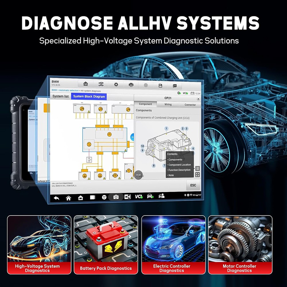 Autel MaxiSys Ultra EV 2026 EV Intelligent Diagnostic Scanner VCMI Programming