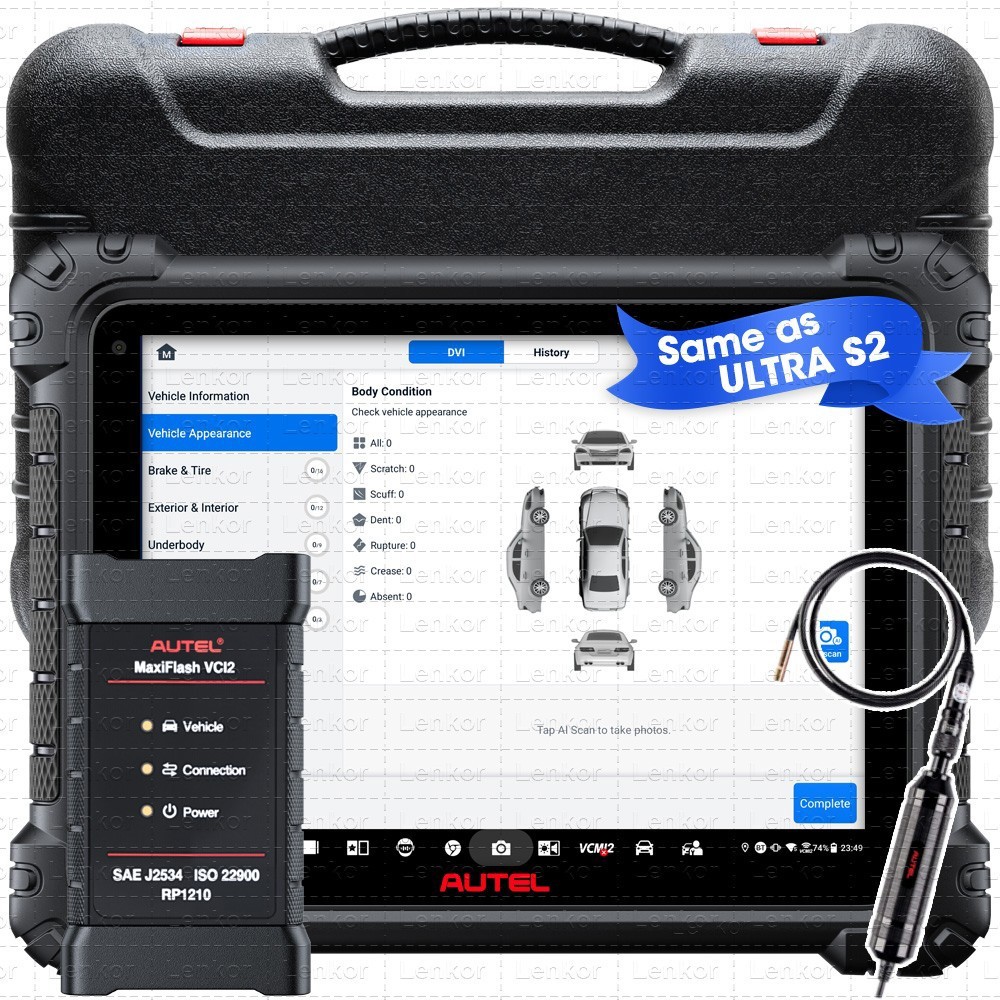 2026 Autel MaxiSys MS909 S2 Diagnostic Scanner Tool VCI2 Programmer Topology 3.0