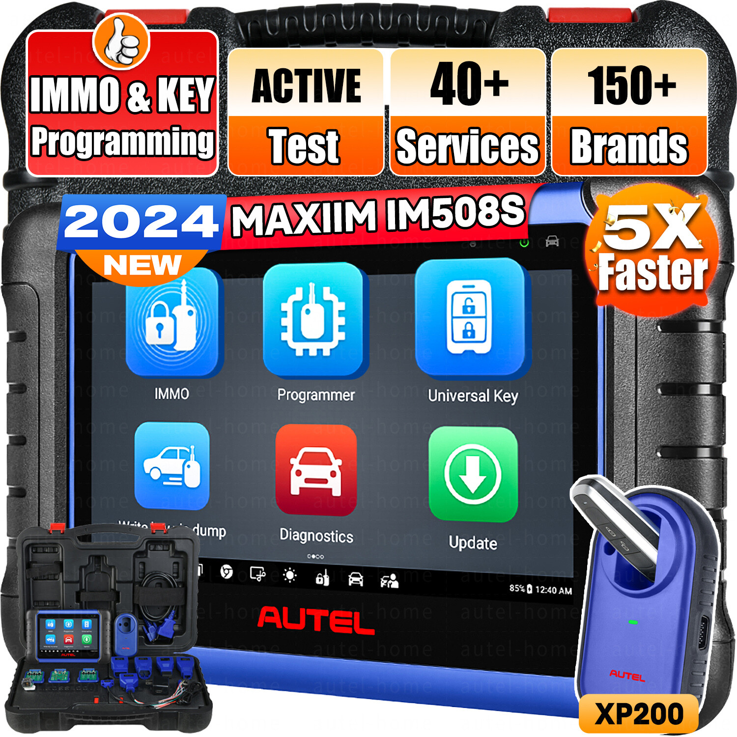 2024 Autel MaxiIM IM508S IMMO Key Programming Diagnostic Scan Tool Android 11.0
