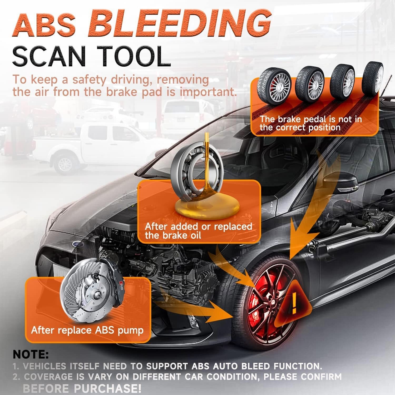 FOXWELL NT630 Plus SRS ABS Bleeding Oil Bidirectional OBD2 Diagnostic Scanner