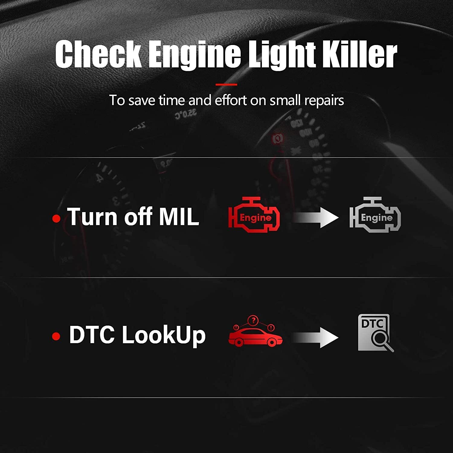 LAUNCH CR529 Car OBD2 EOBD Scanner Code Reader Check Engine Diagnostic Scan Tool