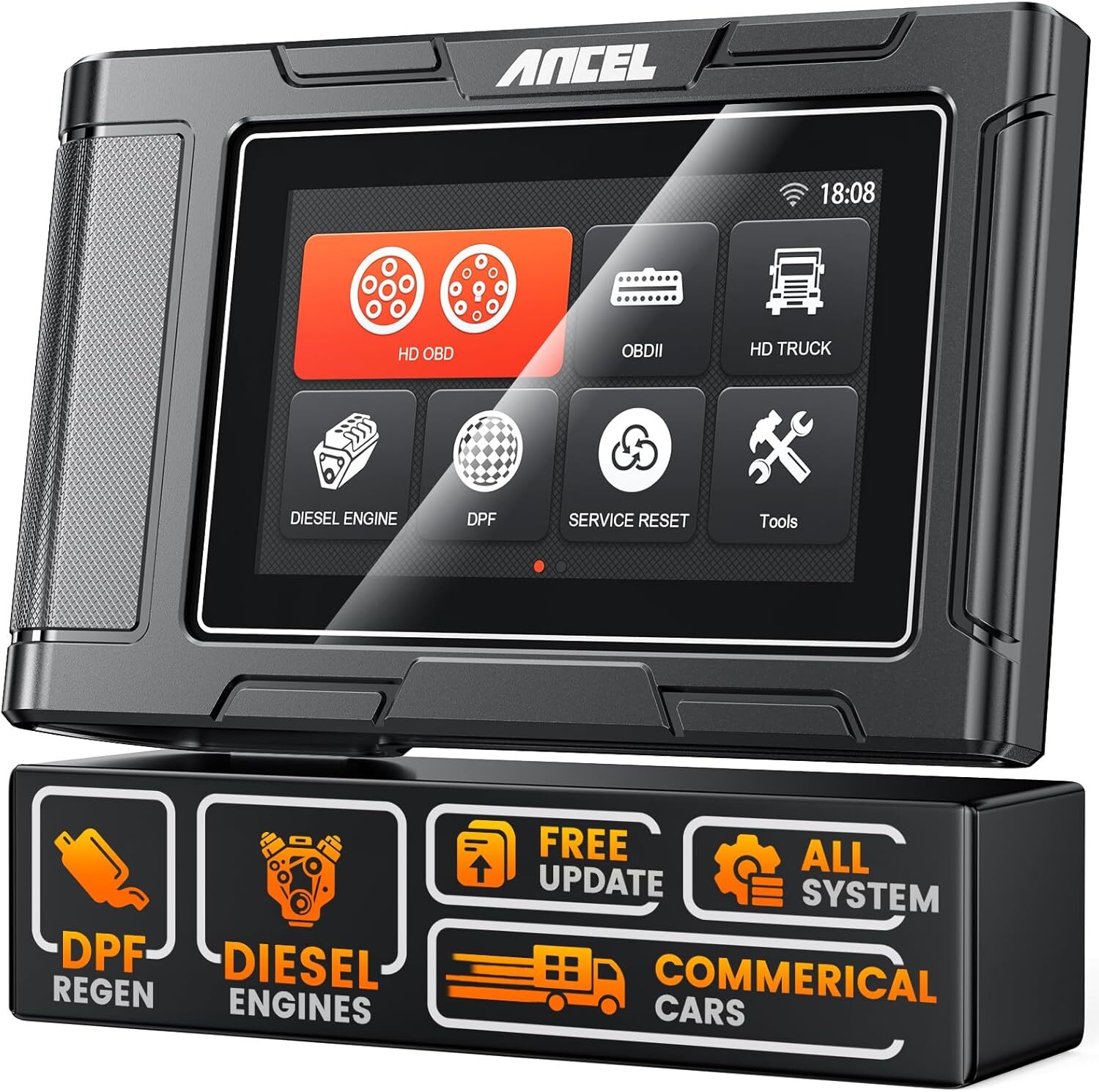 ANCEL Heavy Duty Truck Scanner HD3300 DPF Reset/Force Regen Diesel Diagnostic