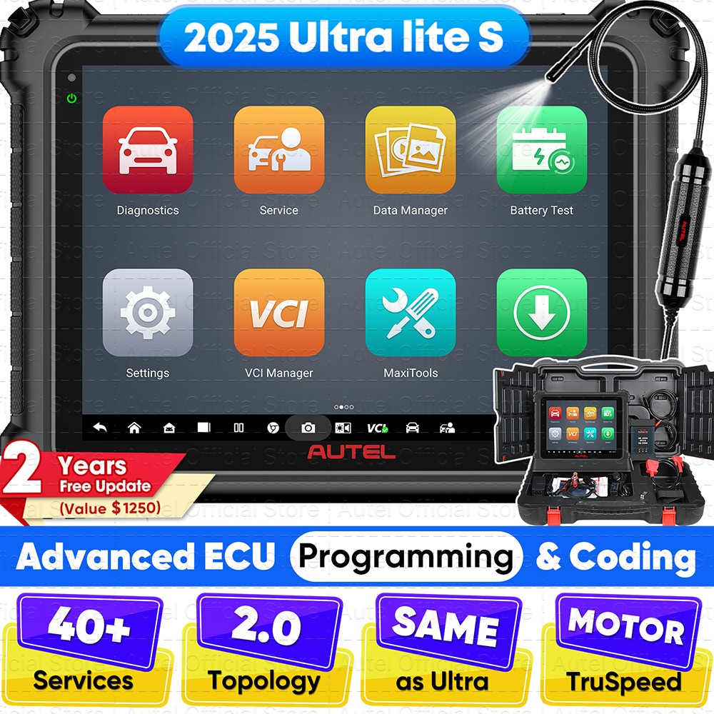 Autel MaxiSYS Ultra S2 Diagnostic Scanner VCMI2 ECU Programming Coding Topology
