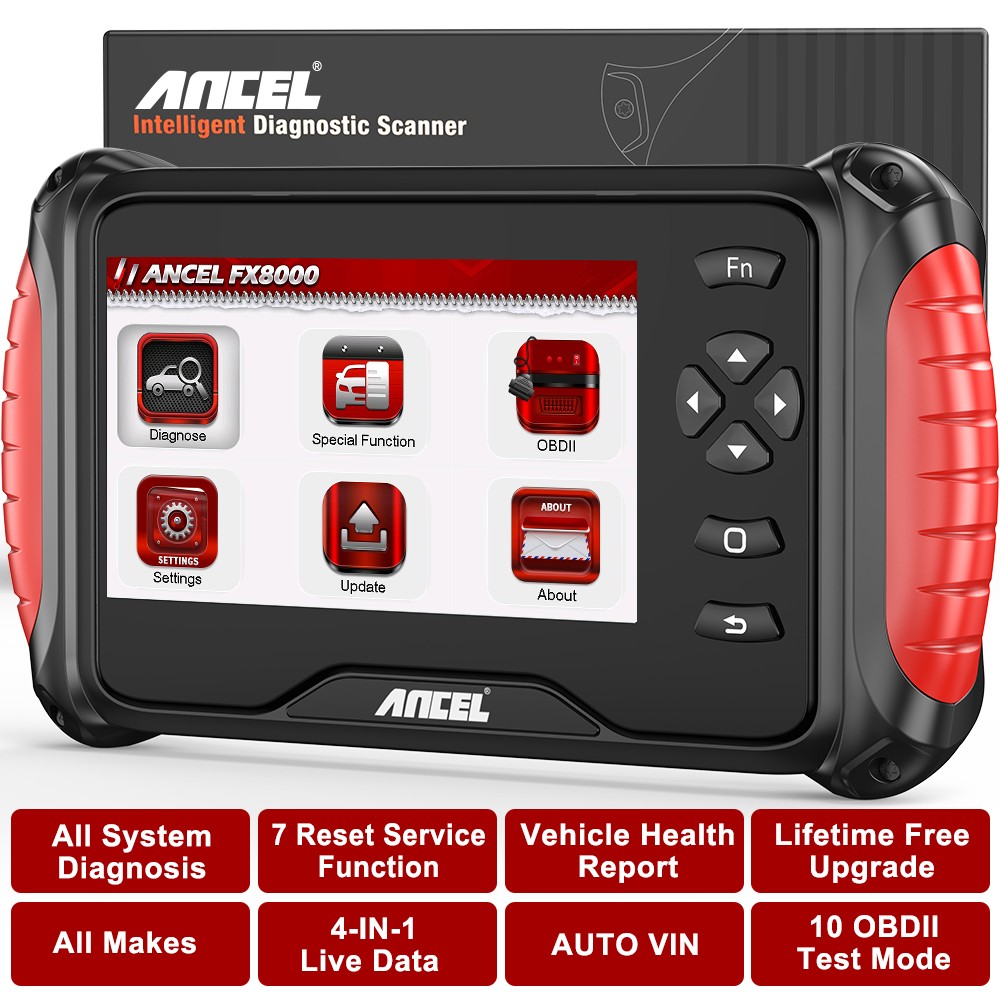 ANCEL FX8000 All System OBD2 Code Reader Scanner Car Diagnostic Tool ABS BMS EPB