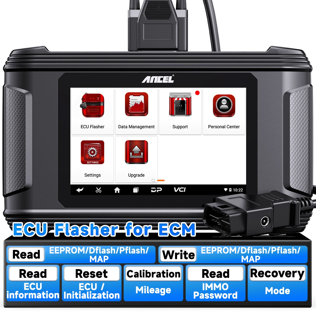 ANCEL EC500 ECM ECU Cloning Tool Read Write EEPROM Read ECU Information Read Map