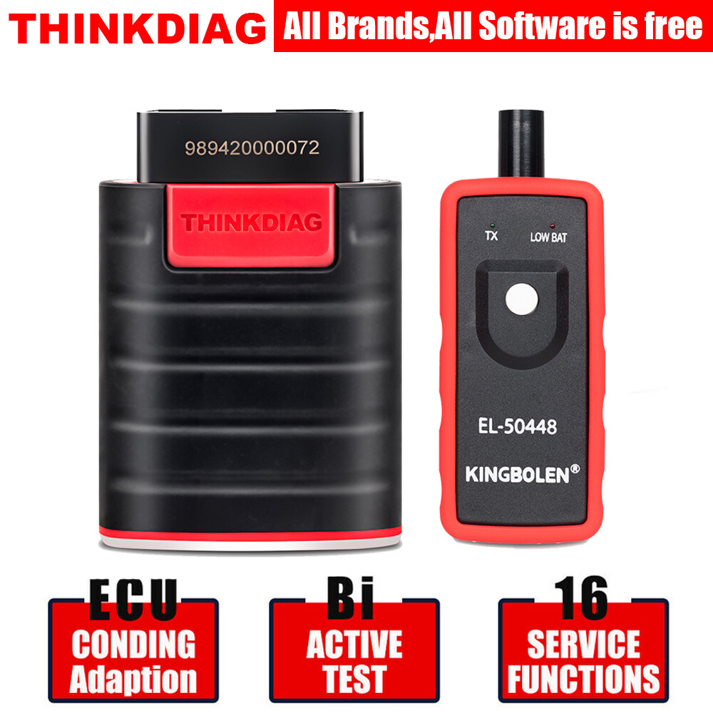 THINKDIAG All Brand Free Bi-directional OBD2 Scanner Diagnostic Tool Code Reader