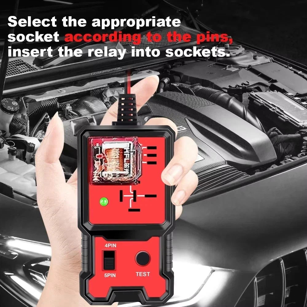 New Automotive Electronic Relay Car Relay Tester Universal 12 V LED Indicator