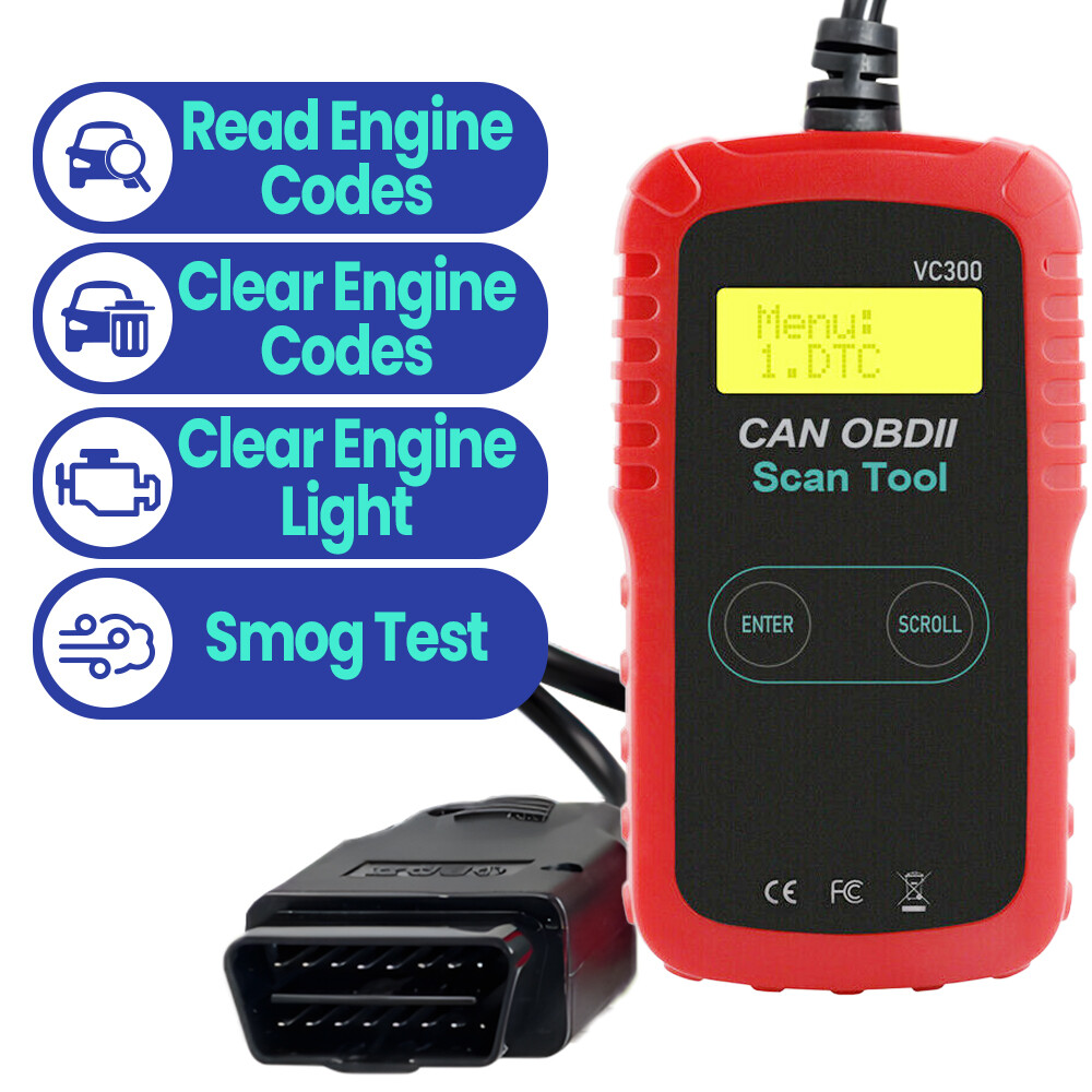 Automotive Code Reader OBD2 Engine Diagnostic Tool Car Scanner OBDII EOBD
