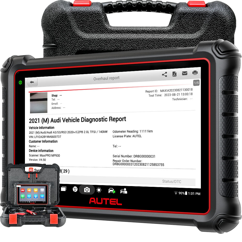 Autel MaxiCOM MK900 Car Full System Diagnostic Scanner Tool Up of MK808BT PRO