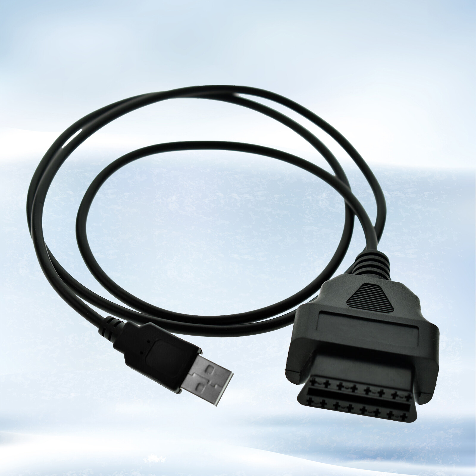 1PC 16Pin OBD2 To USB Port Charger Adapter Cable Connector Diagnostic Tool